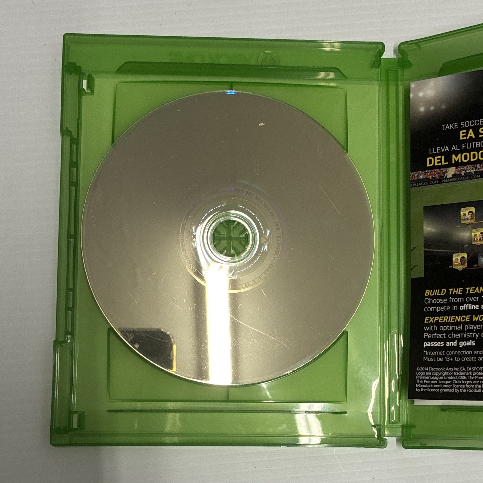 Microsoft Xbox One FIFA 15 Game Original Green DVD Keep Case