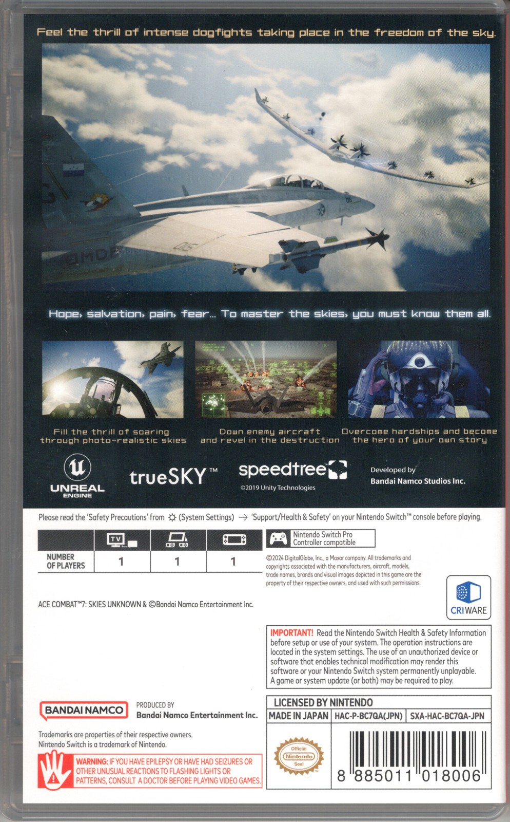 Ace Combat 7: Skies Unknown Deluxe Edition for Nintendo Switch™