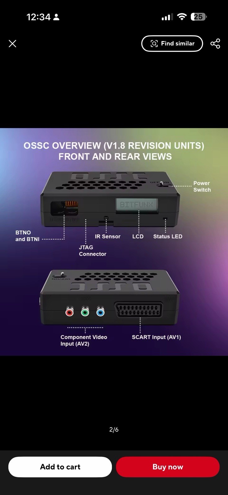 OSSC 1.8 Bitfunx Retroscaler HDMI Open Source – Ultimate Retro Gaming Upscaler!