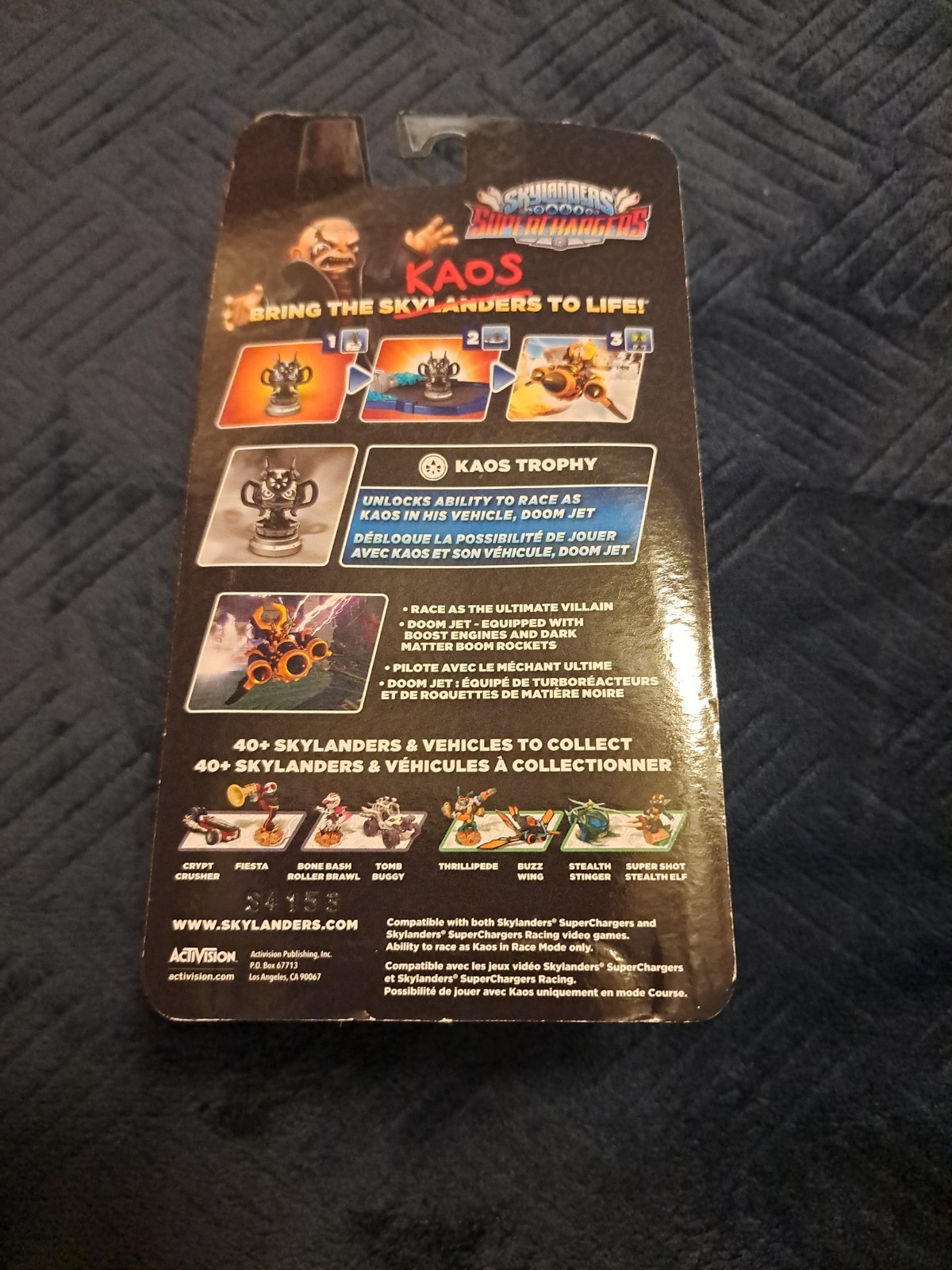 Kaos Trophy Skylanders Superchargers Figure