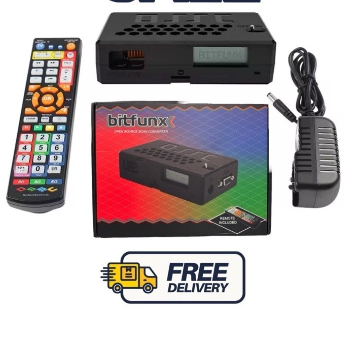OSSC 1.8 Bitfunx Retroscaler HDMI Open Source – Ultimate Retro Gaming Upscaler!