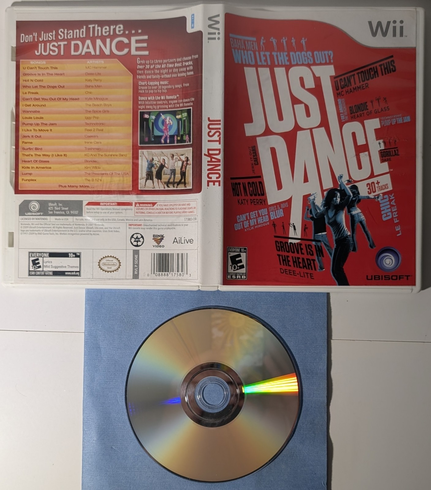 Just Dance Nintendo Wii Cib Tested and Working