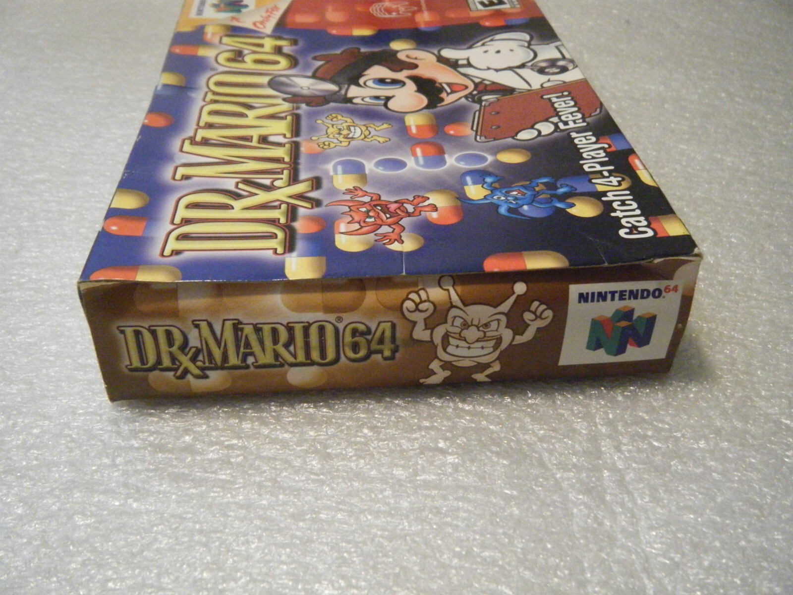 Dr. Mario 64 ( Nintendo 64, 2001 ) Game Cartridge, Box and Instruction Booklet