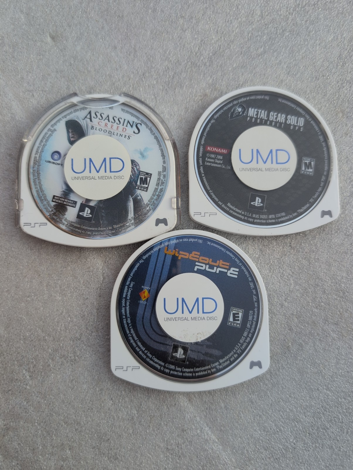 Lot of 8 Assorted Sony PSP Video Games. 5 Includes Case & Manual. Adult Owned