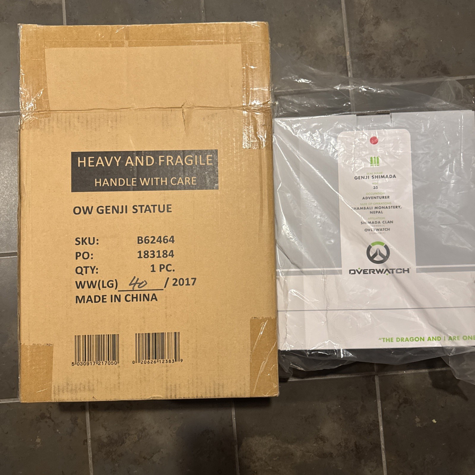 Official Blizzard Collectibles: Overwatch Genji Statue #1781 Of 9500! Sealed Box