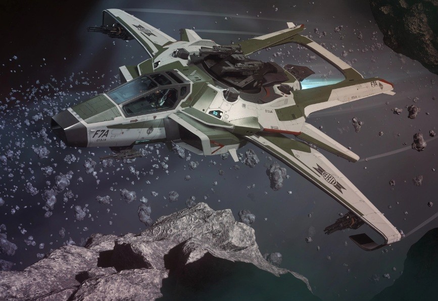 STAR CITIZEN – Anvil F7A Military Hornet with LTI (SUPER RARE)