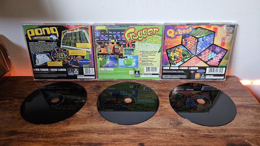 Playstation Arcade Game Lot – CIB Complete Atari Midway Bally Frogger Pong Qbert