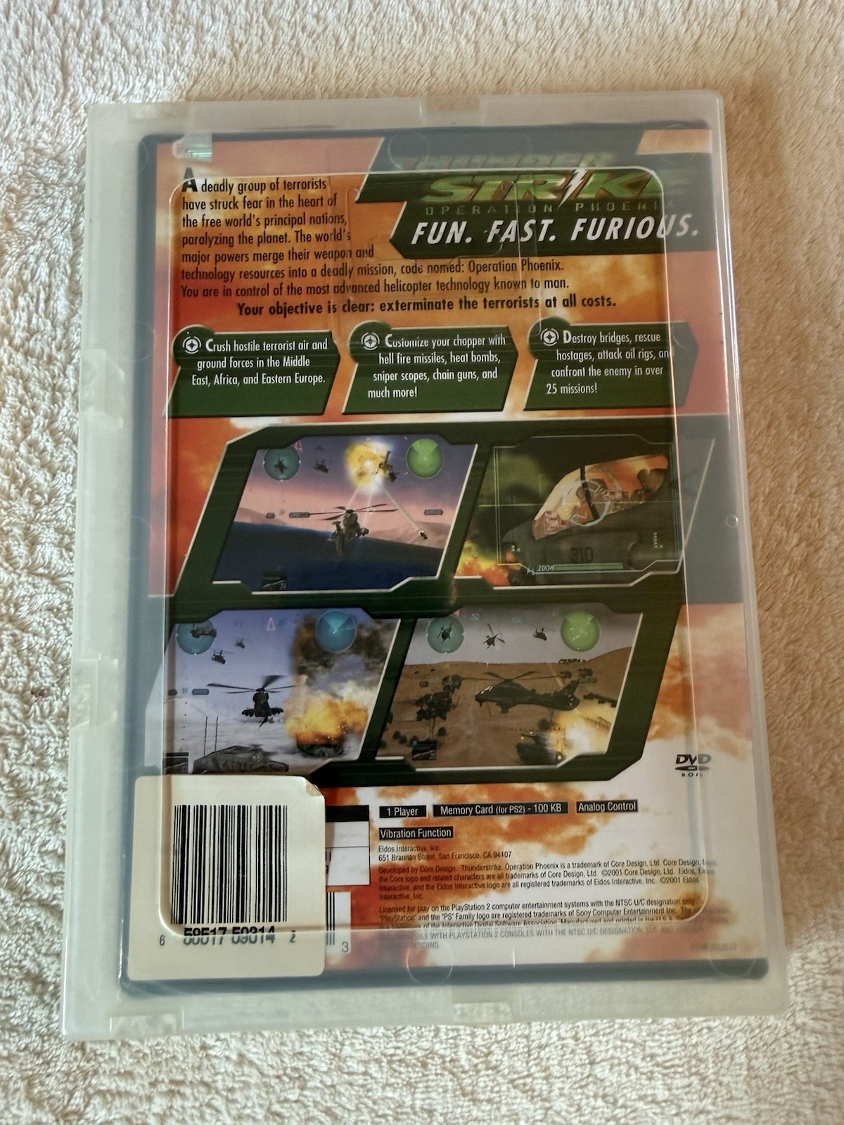 Thunderstrike Operation Phoenix Sony PS2🔥SEALED MINT🔥BRAND NEW