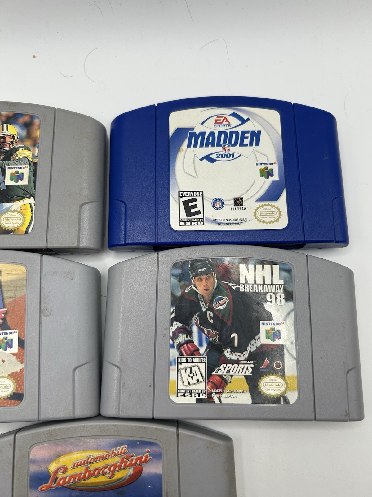 Nintendo 64 N64 Sports Bulk Lot 5 Games Tested