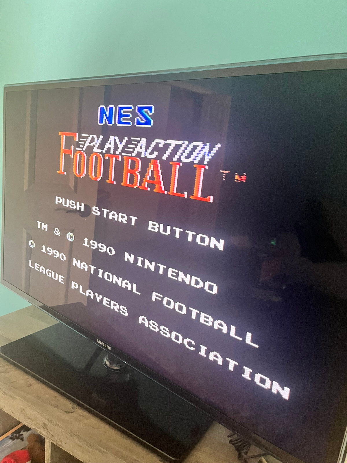 NES Play Action Football (Nintendo NES, 1990) Cib Complete in Box with Inserts