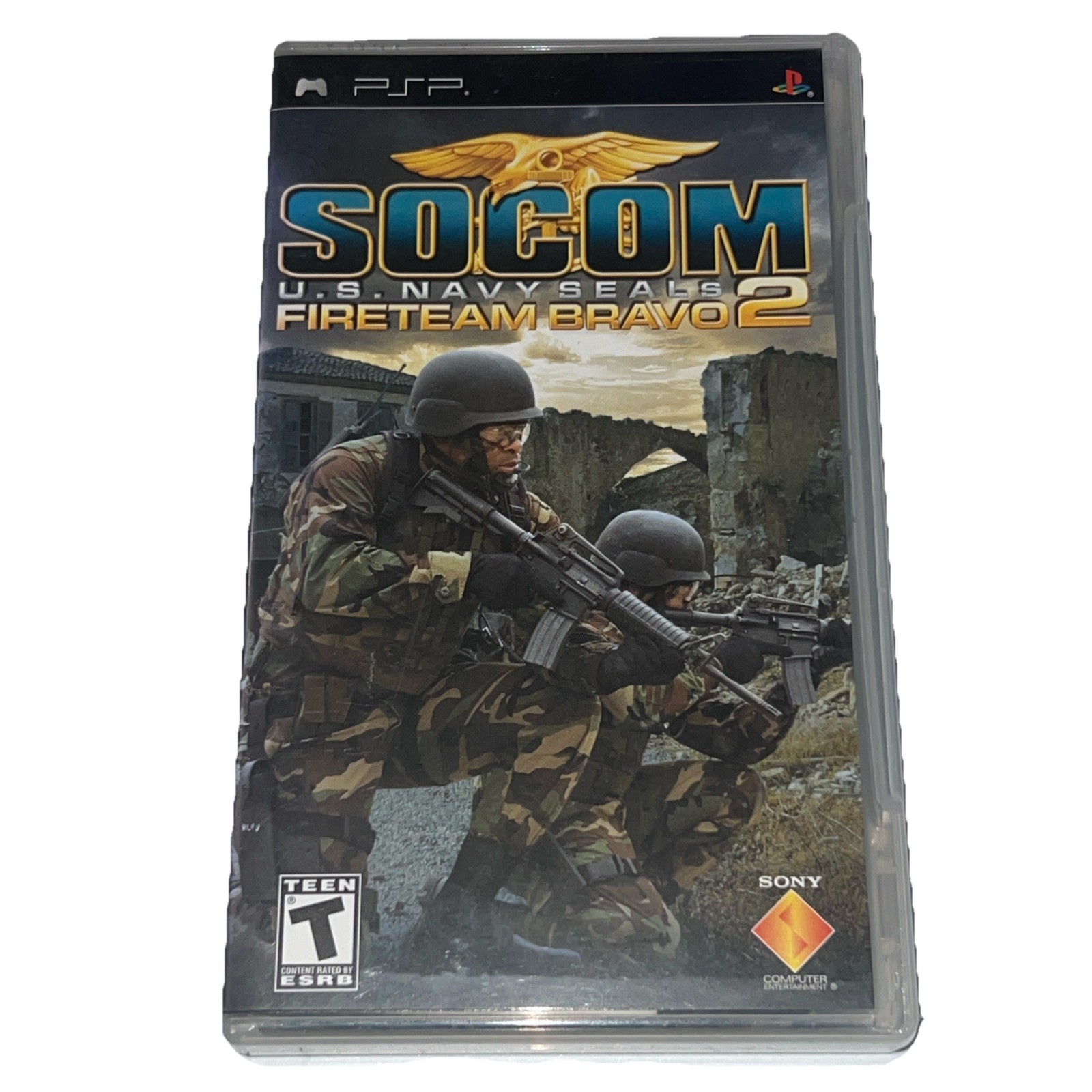 SOCOM: U.S. Navy SEALs — Fireteam Bravo 2 (Sony PSP, 2006) CIB Very Good Tested