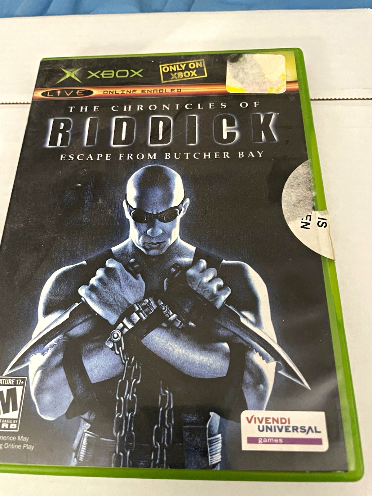 Vivendi Universal Riddick Escape From Butcher Bay Xbox M 2004 NTSC Manual