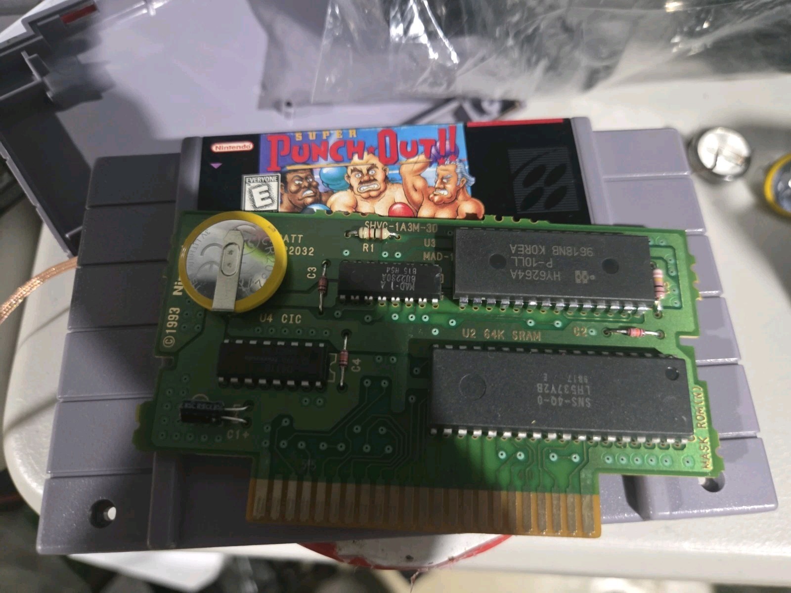 Super Punch Out SNES Super Nintendo 1994 Cartridge Only Tested New Battery Clea