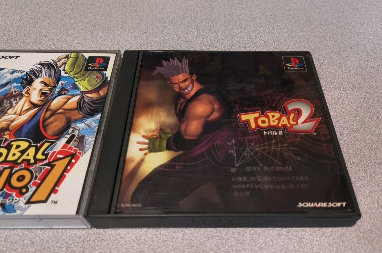 Tobal No. 1 & 2 Bundle – Sony PlayStation PS1 Japanese Version US Seller *TESTED