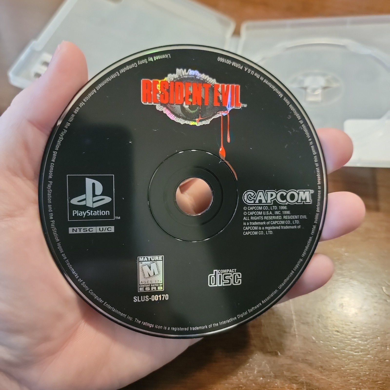 Resident Evil Disk Only (Sony PlayStation 1, 1996) Tested – Authentic –