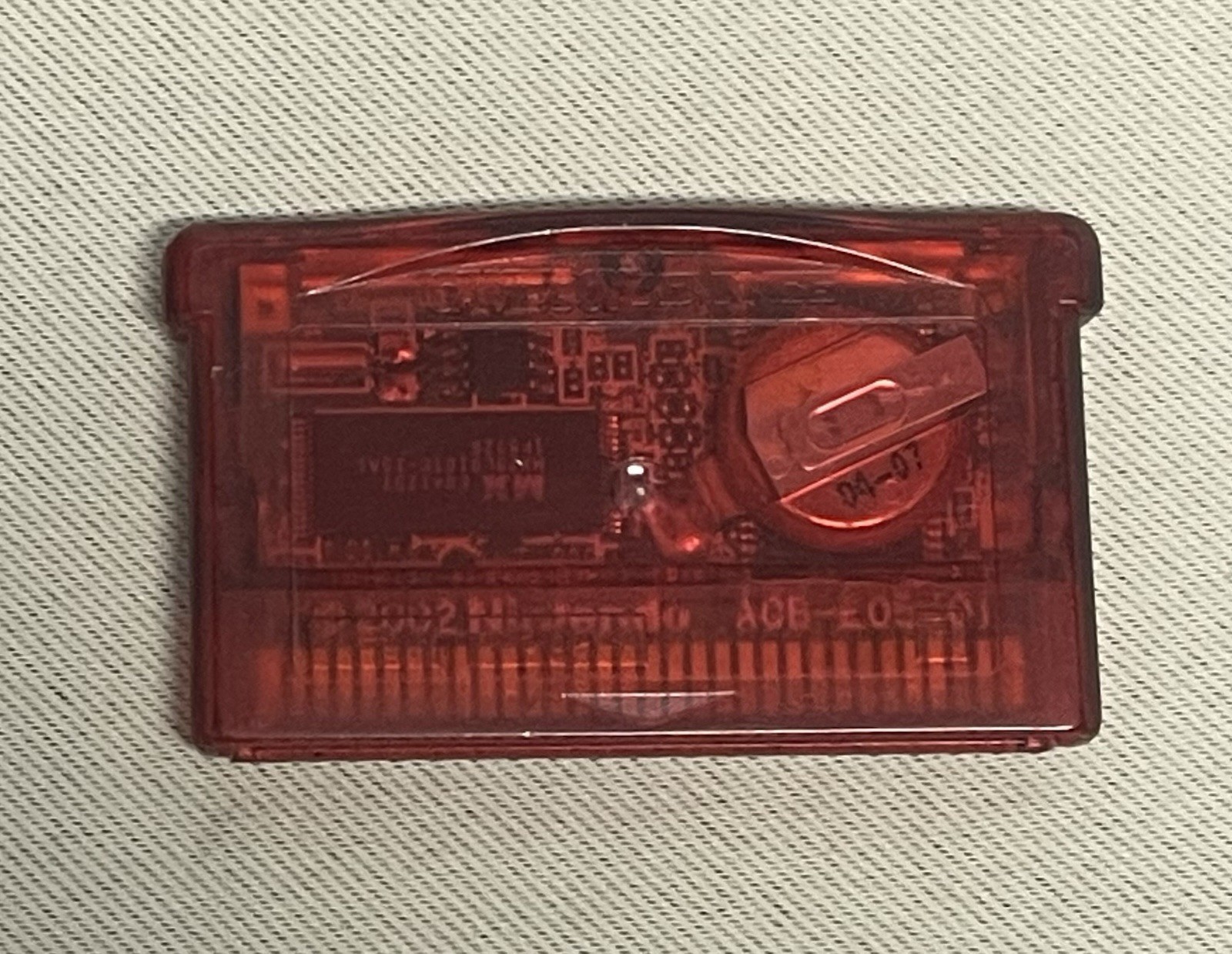 Pokemon ruby version (Gameboy Advanced, 2003) GBA