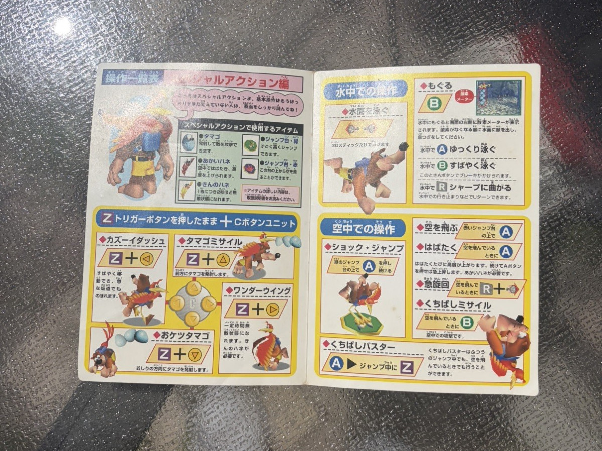 * Japan Import – Banjo Kazooie Daibouken (Nintendo 64 N64) Complete CIB