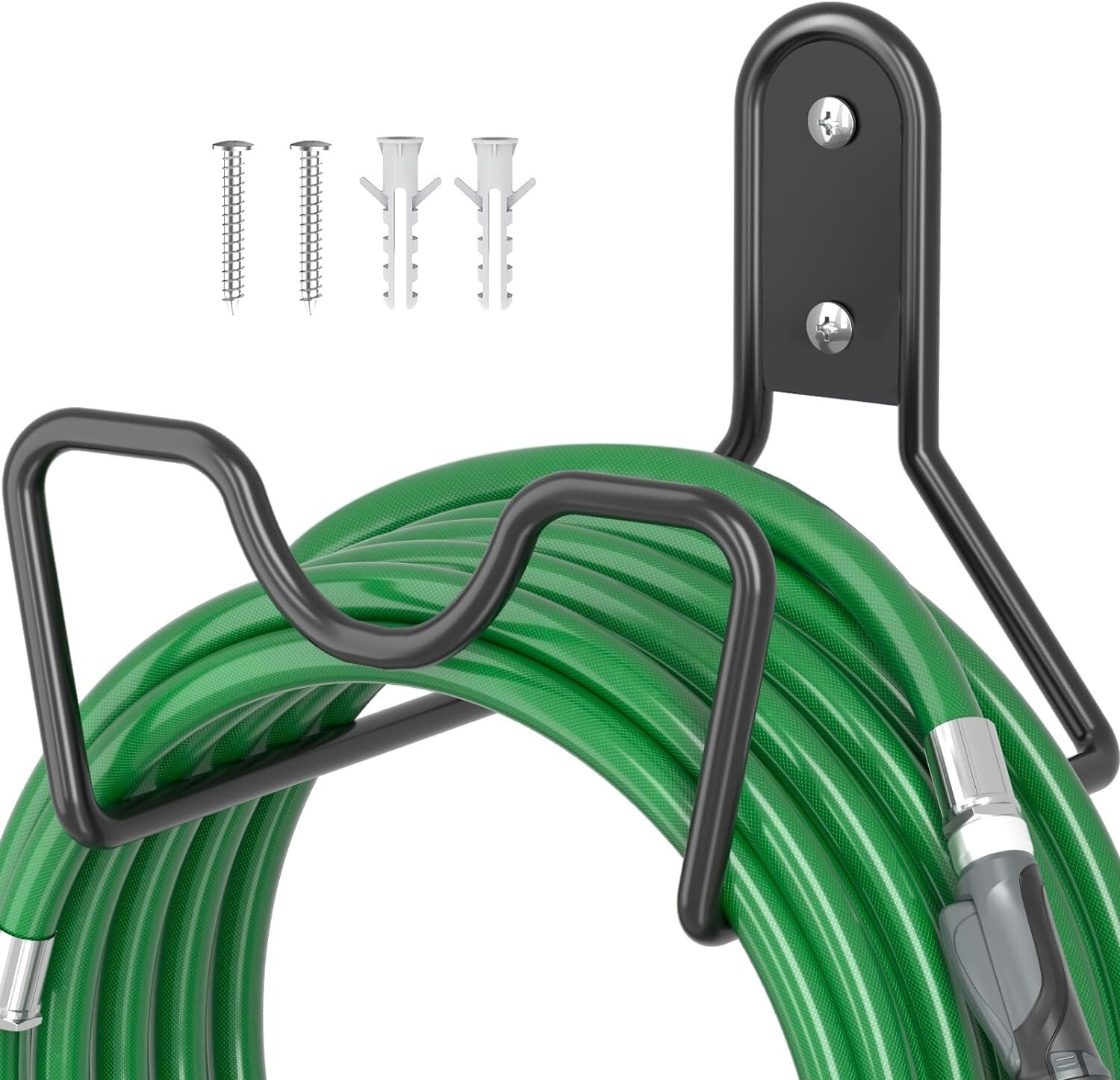 Heavy Duty Garden Hose Holder Wall Mount Water Hose Reel Storage for Outdoor