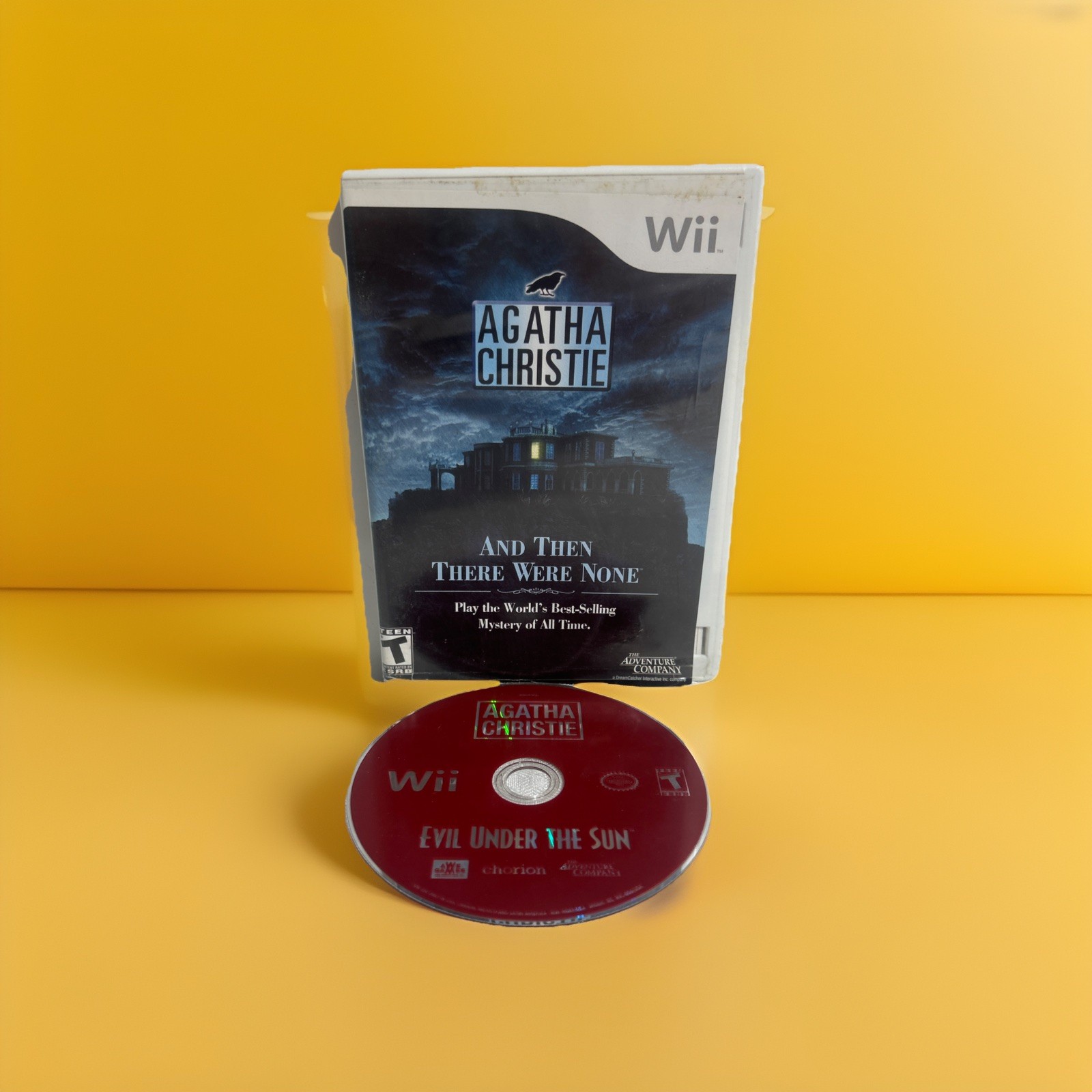 WII Agatha Christie: And Then There Were None & Evil Under The Sun(DISC ONLY)