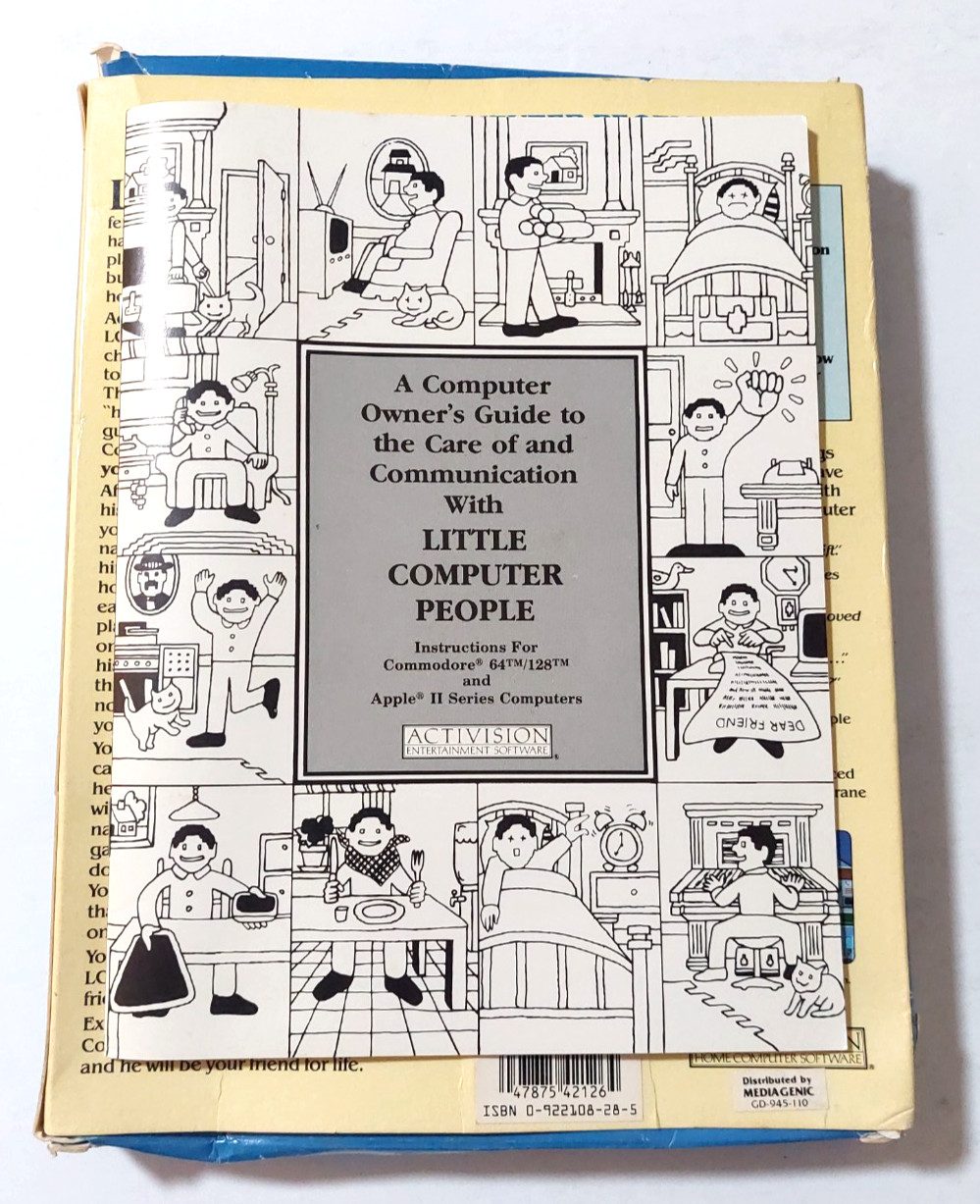 Little Computer People Discovery Kit Commodore 64 Floppy In Box Manual Untested