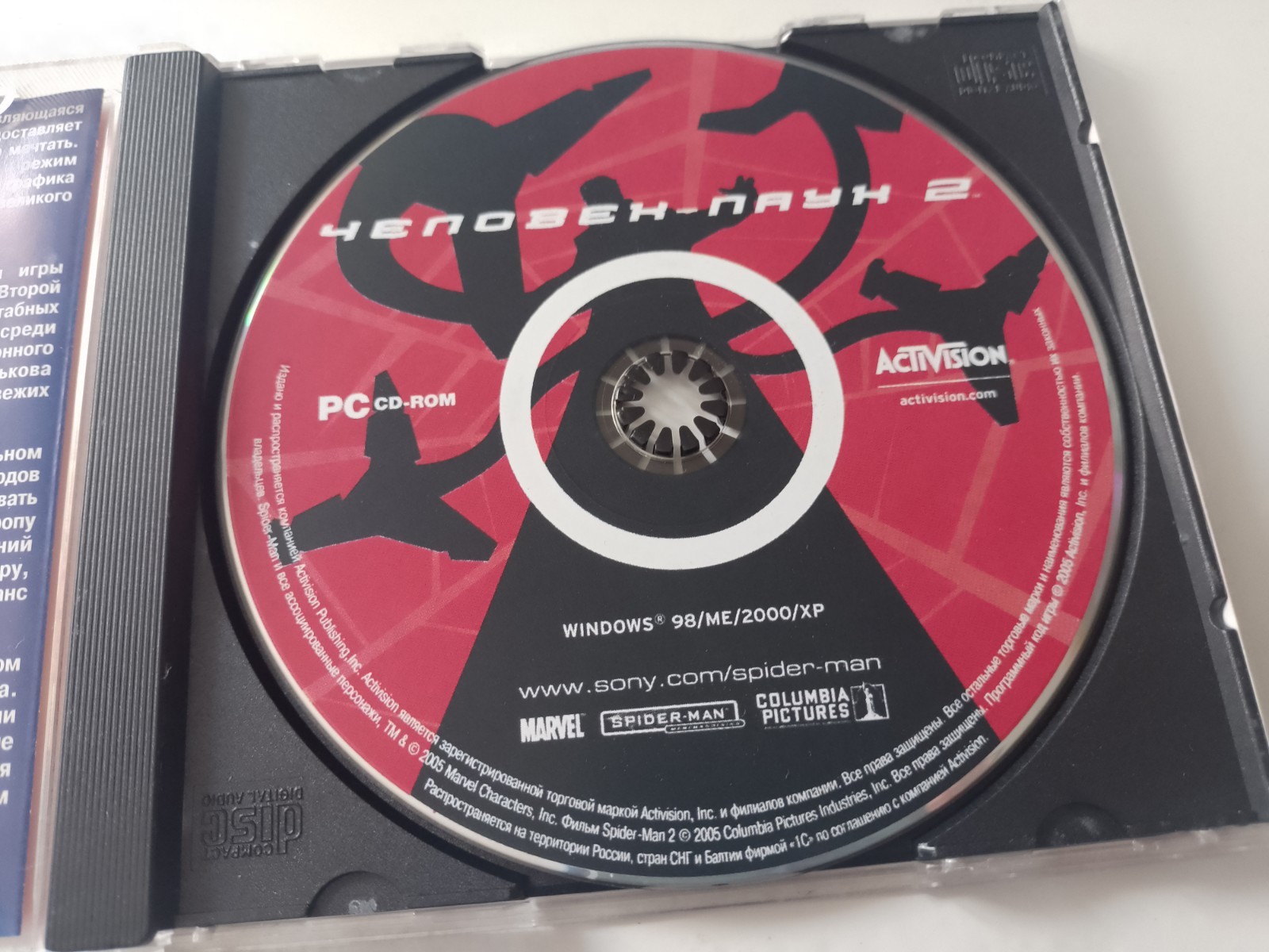 Spider-man 2 web of Shadows Russian version 1C PC GAME CD retro vintage games