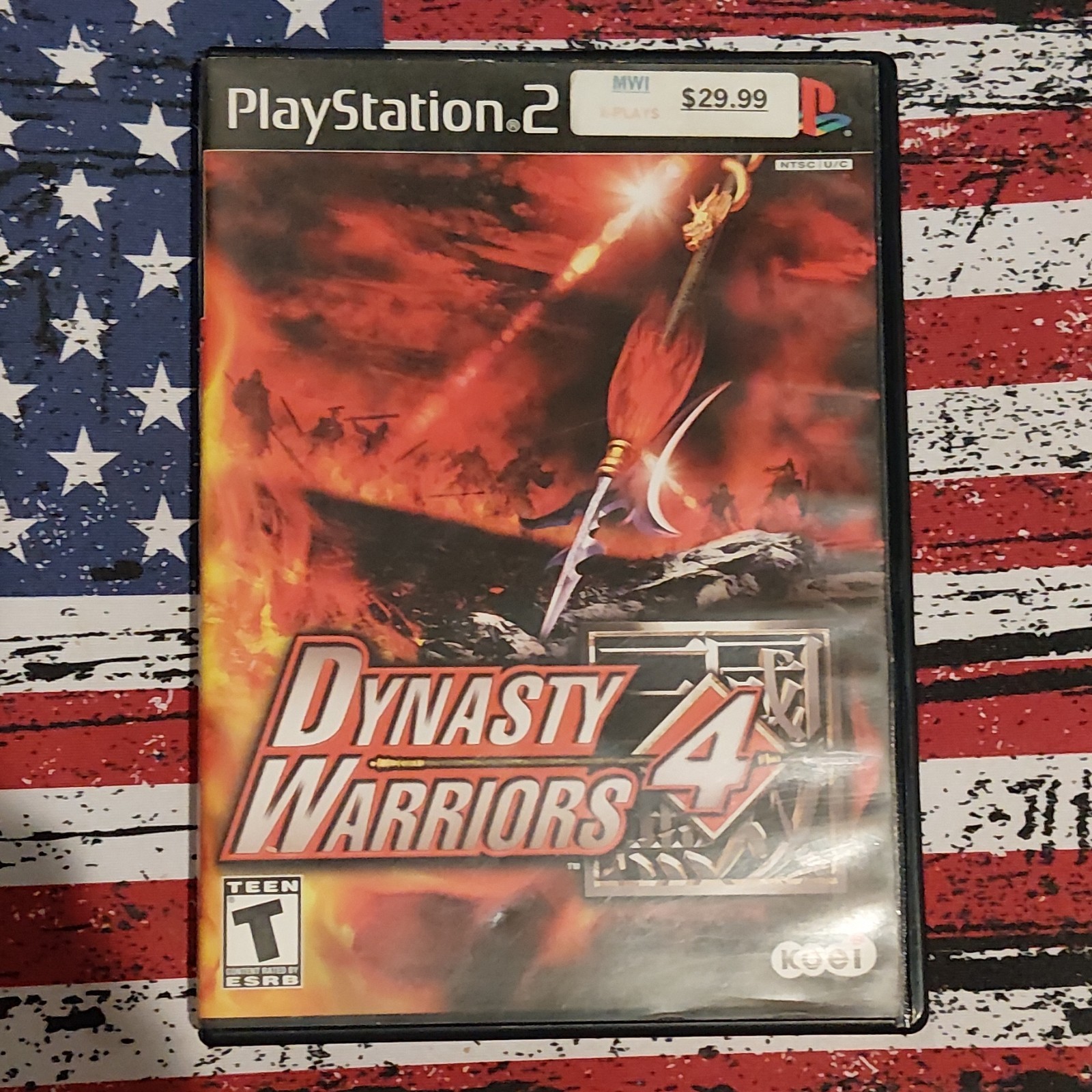 KOEI Dynasty Warriors 4 PS2 Action T Teen 2003 Manual Included
