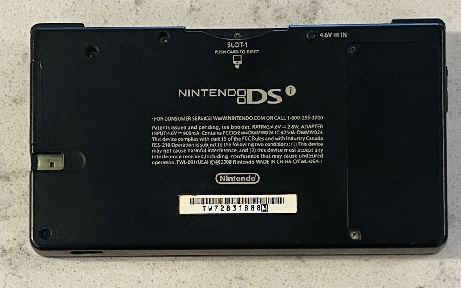 Nintendo DSi Black Handheld System Wi-Fi Capability TESTED & WORKING Nintendo DS