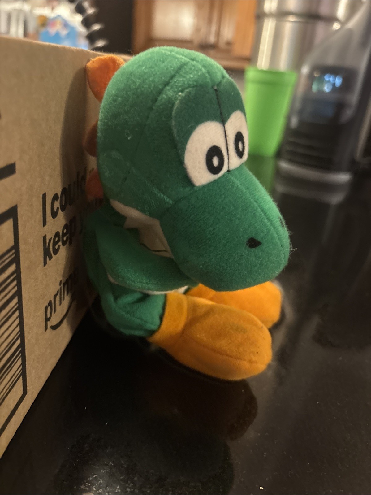 Vintage Nintendo 1997 Yoshi Beanbag Toy BD&A Nintendo 64 Super Mario Yoshi Game