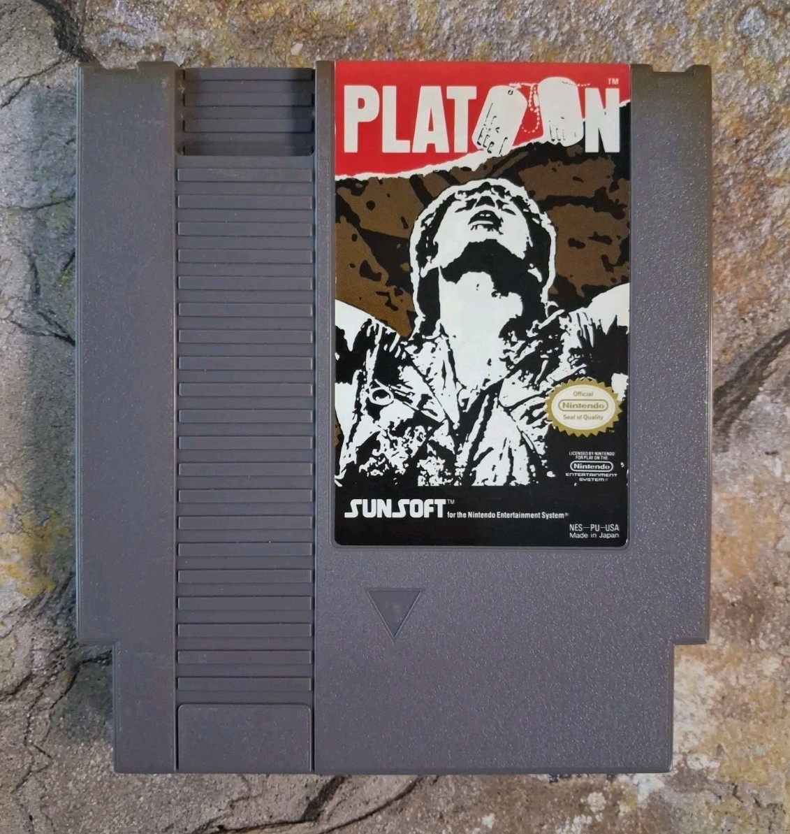 Lot (3) Rambo, Ikari Warriors, Platoon – Nintendo NES *TESTED*