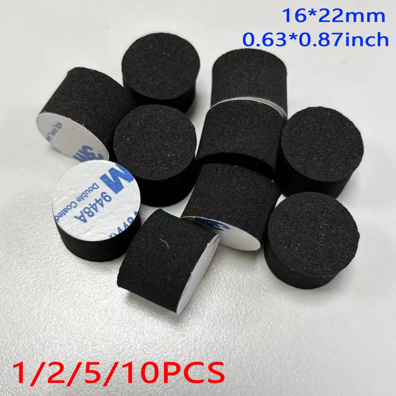 0.63*0.87in For Roland PDX8 PDX6 Replacement Electric Drum Trigger Sponge Foam