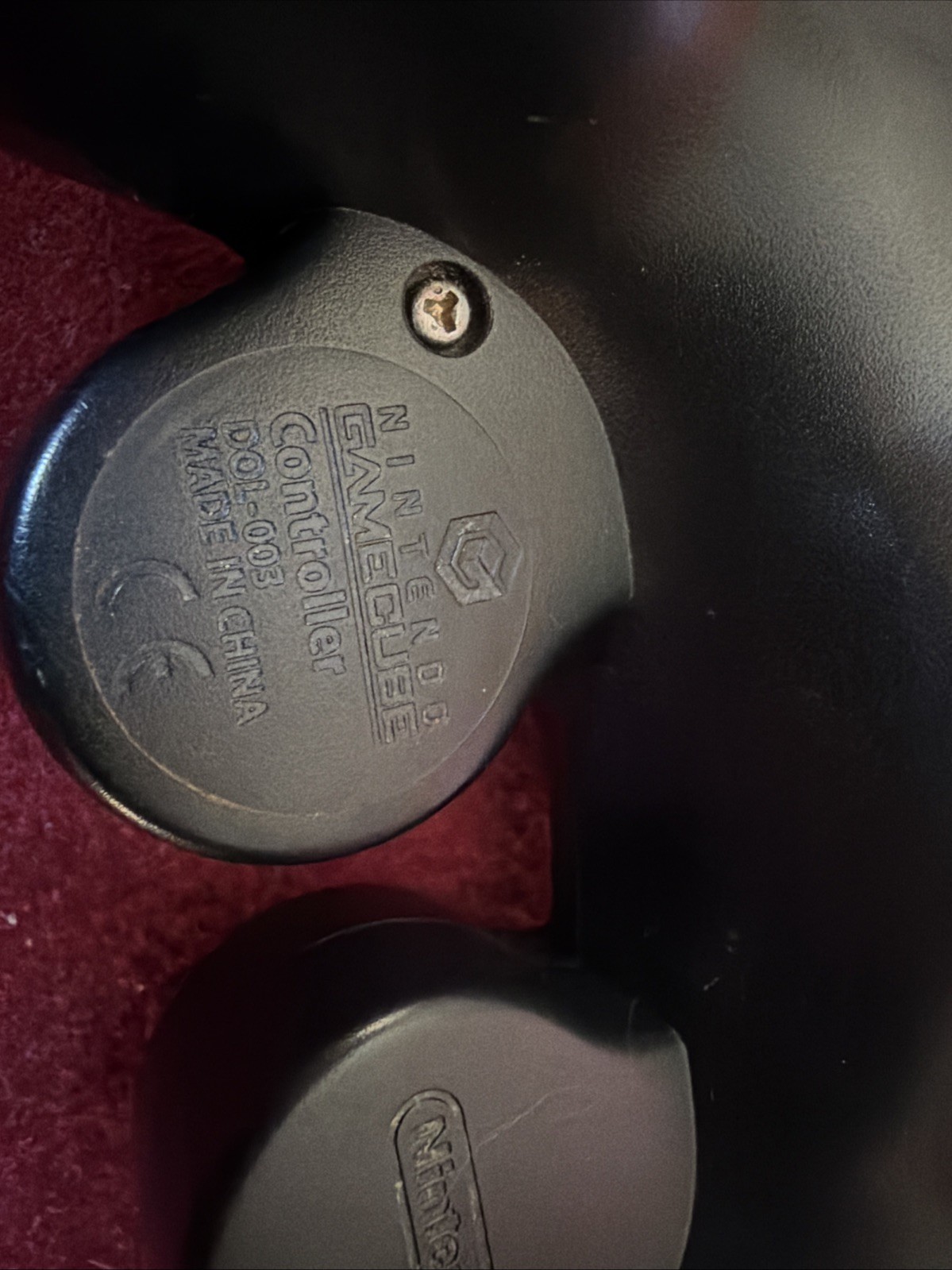 Nintendo GameCube Controller Black, OEM Cleaned Tested And Works