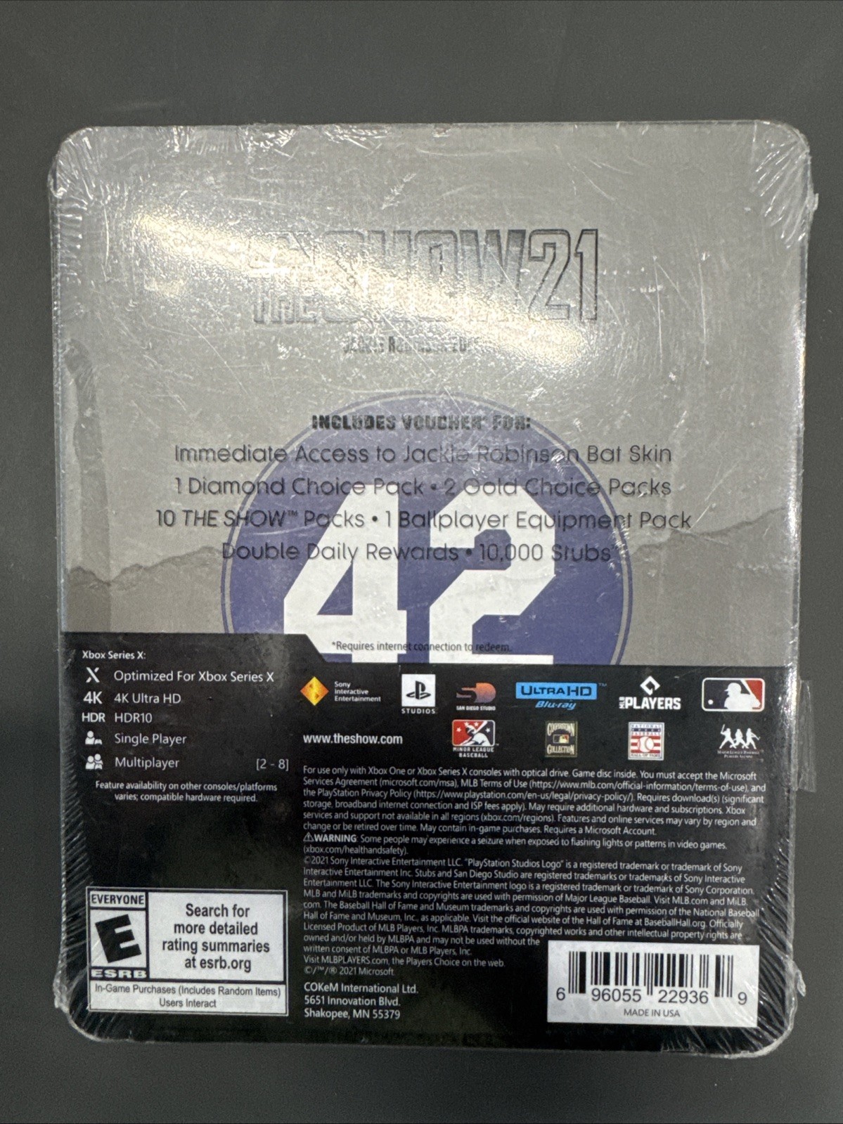 MLB The Show 21 — Jackie Robinson Edition ( Xbox One/Series X, 21 DAMAGED Seal