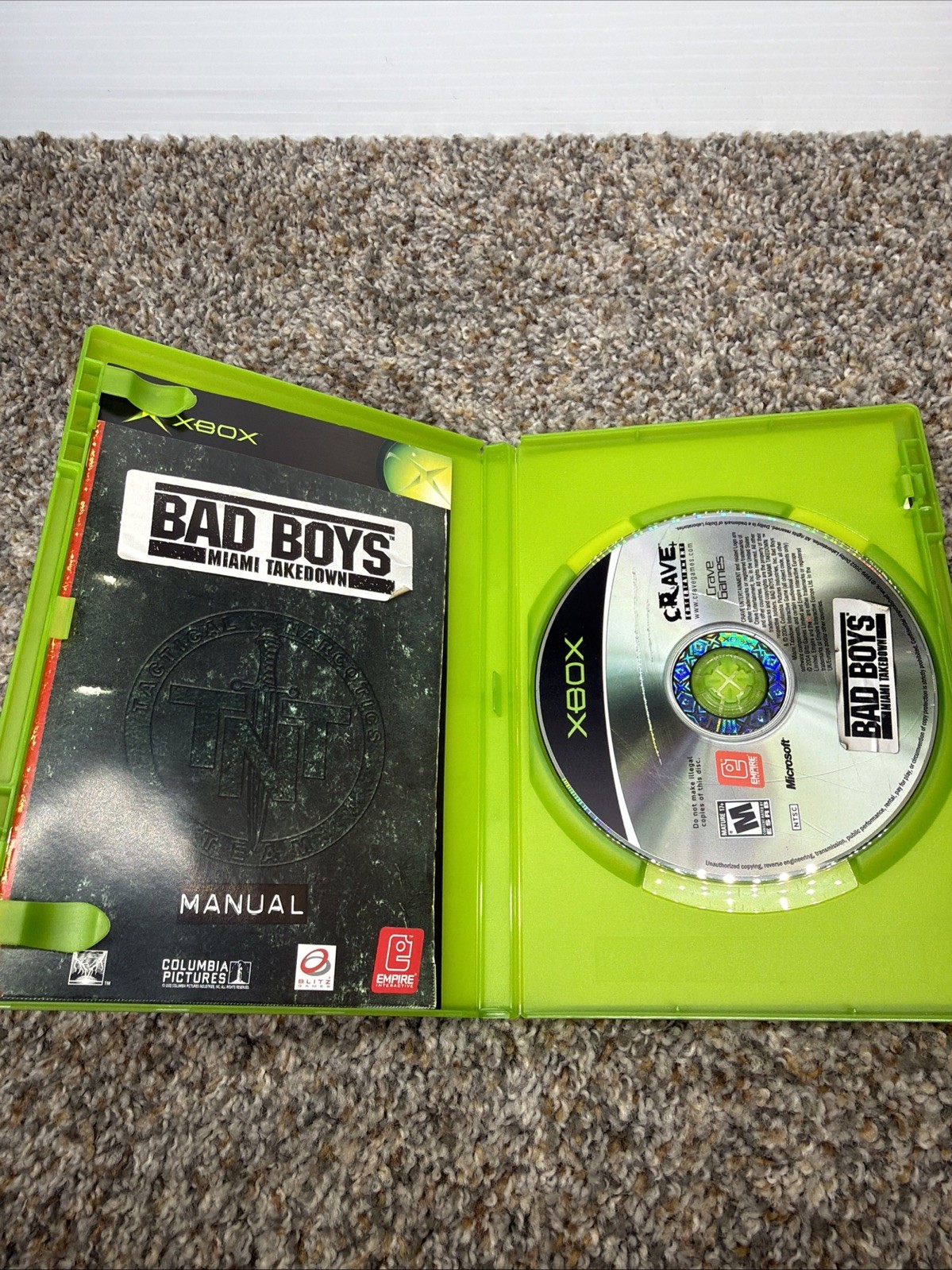 Bad Boys: Miami Takedown (Microsoft Xbox, 2004) Complete CIB Mint Disc! Tested