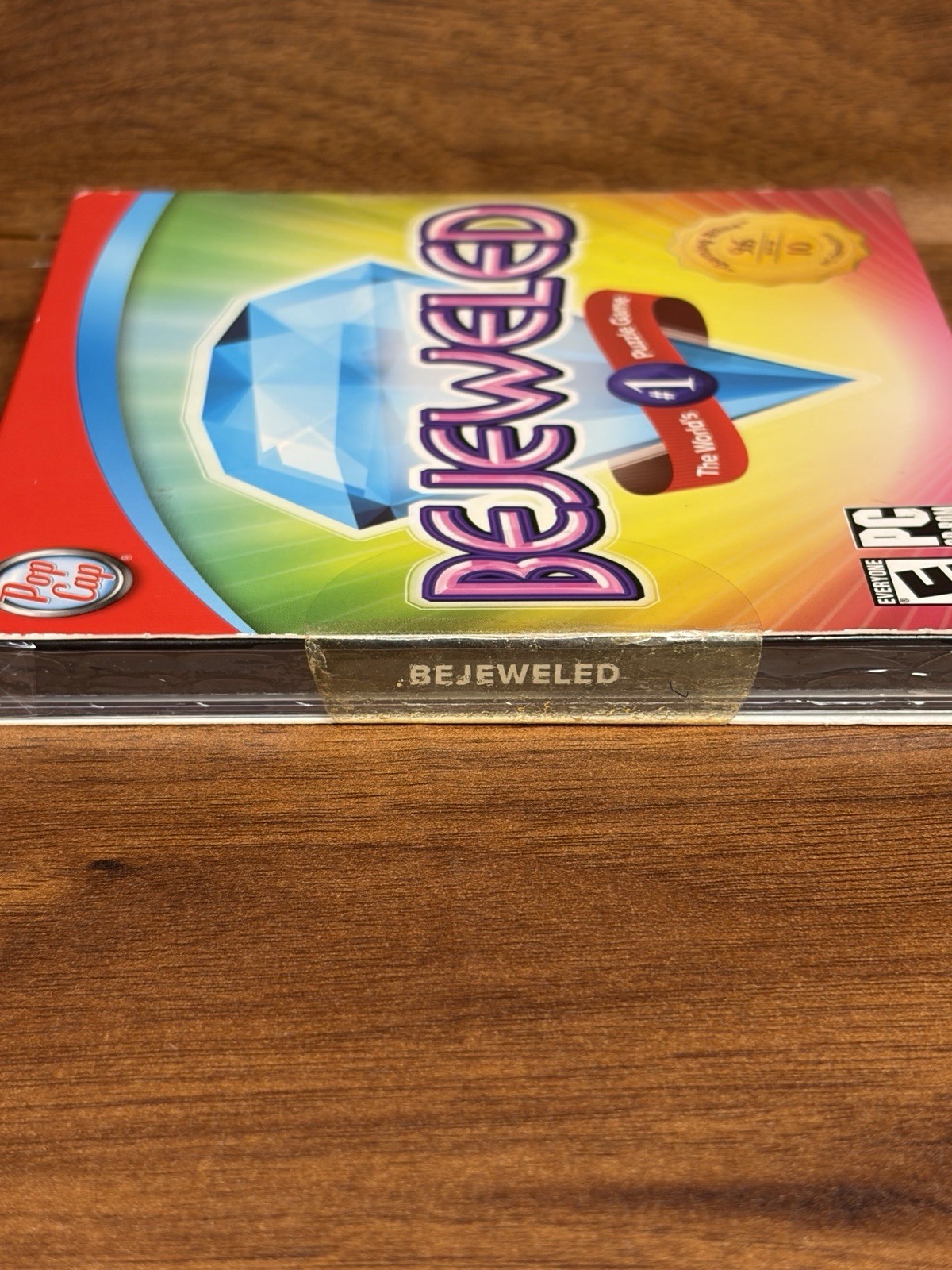 BEJEWELED – WORLD’S #1 PUZZLE PC CD-ROM GAME, WIN 98/XP/VISTA, GEM-SWAPPING FUN