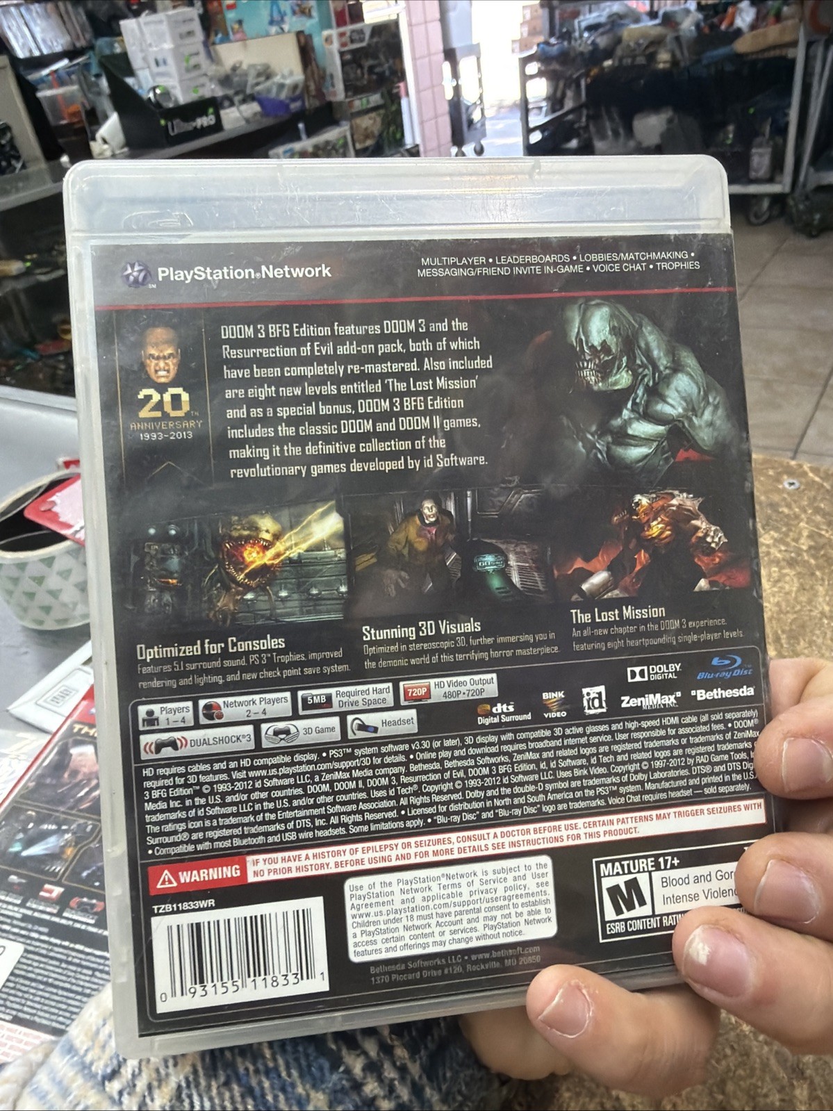 Doom 3 BFG Edition – Sony PlayStation 3