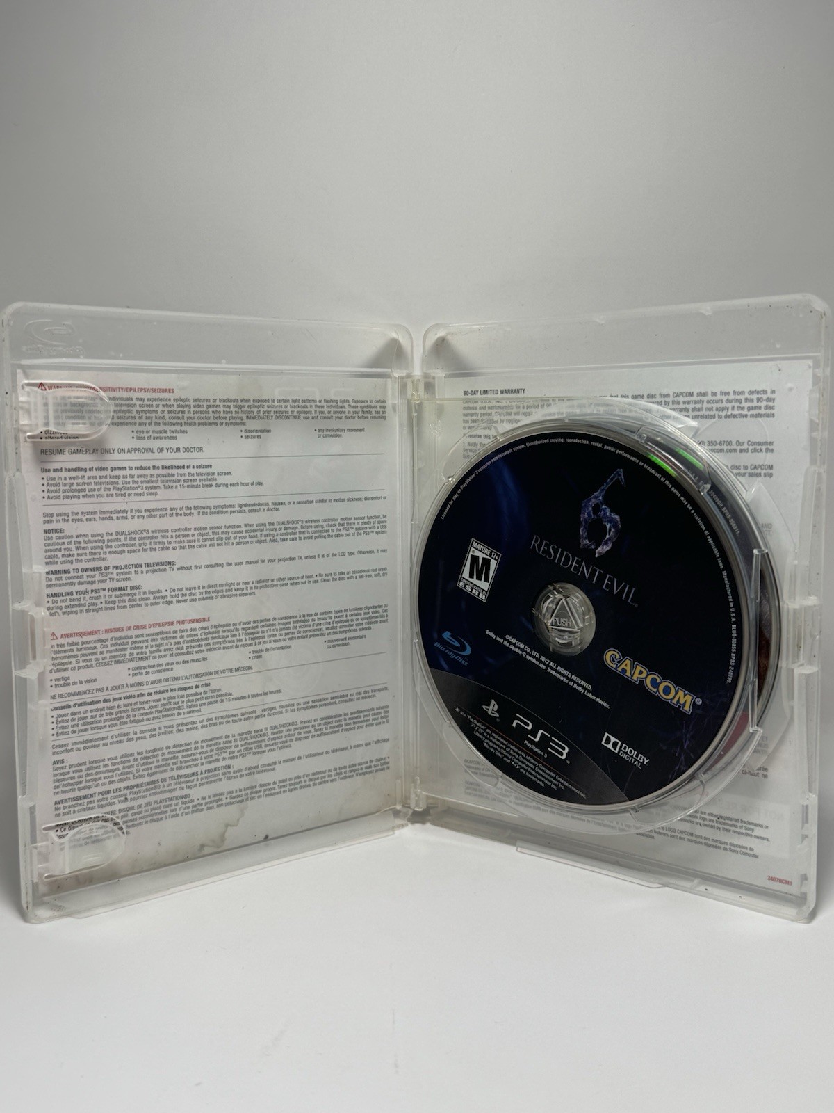 Capcom Essentials Resident Evil 6 Deadrising 2 Sony Playstation 3 Complete