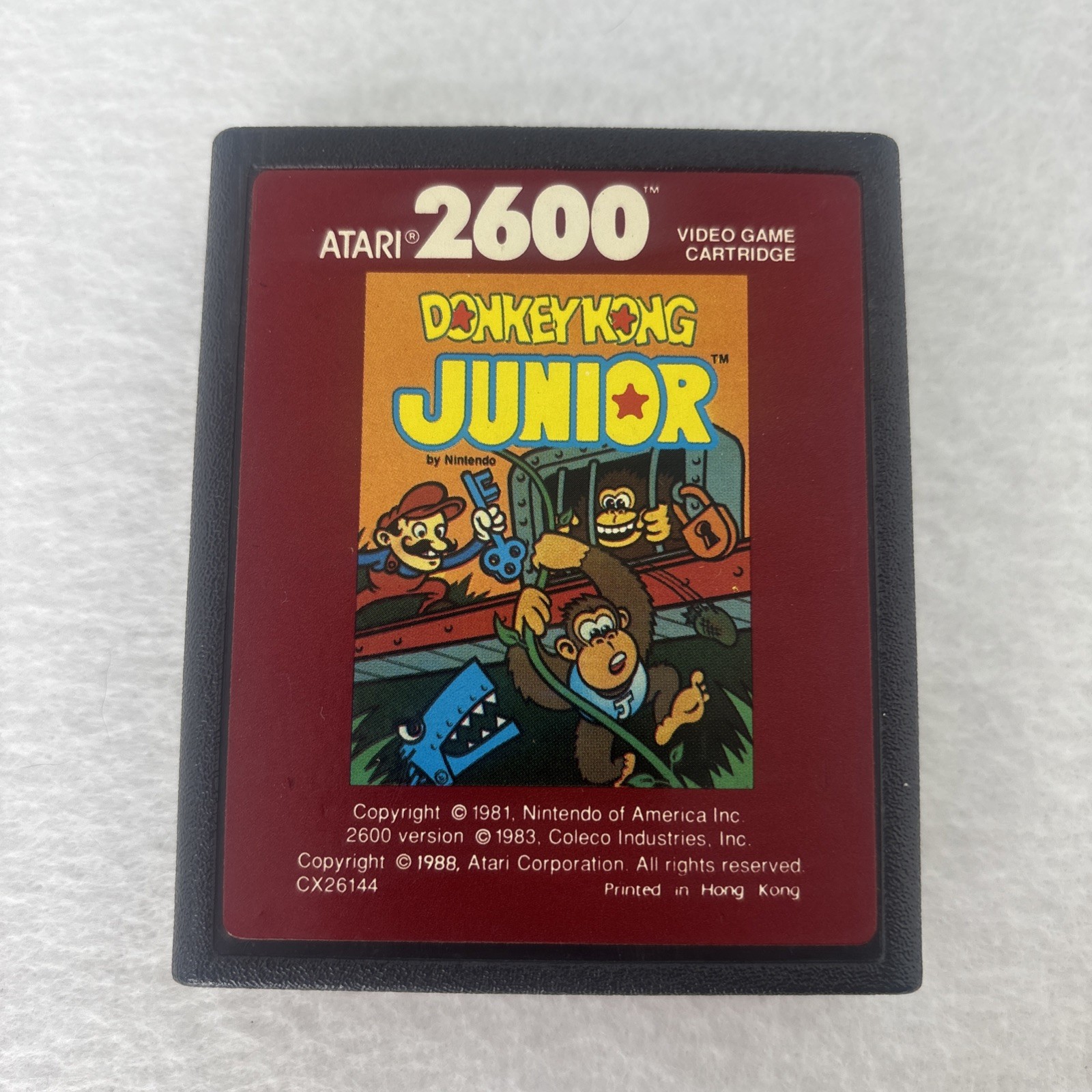 Donkey Kong Junior – Atari 2600 – Red Label – Cartridge Only – Tested Working