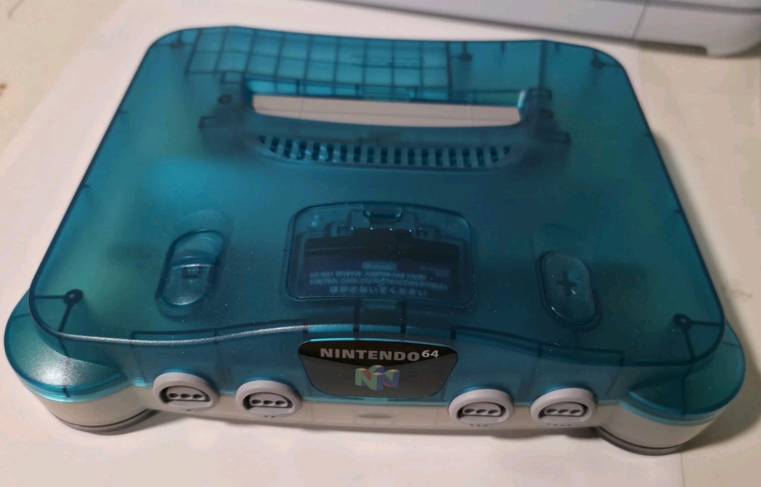 Nintendo 64 Clear Blue Console Bundle ,controllers,Games,jumper pak