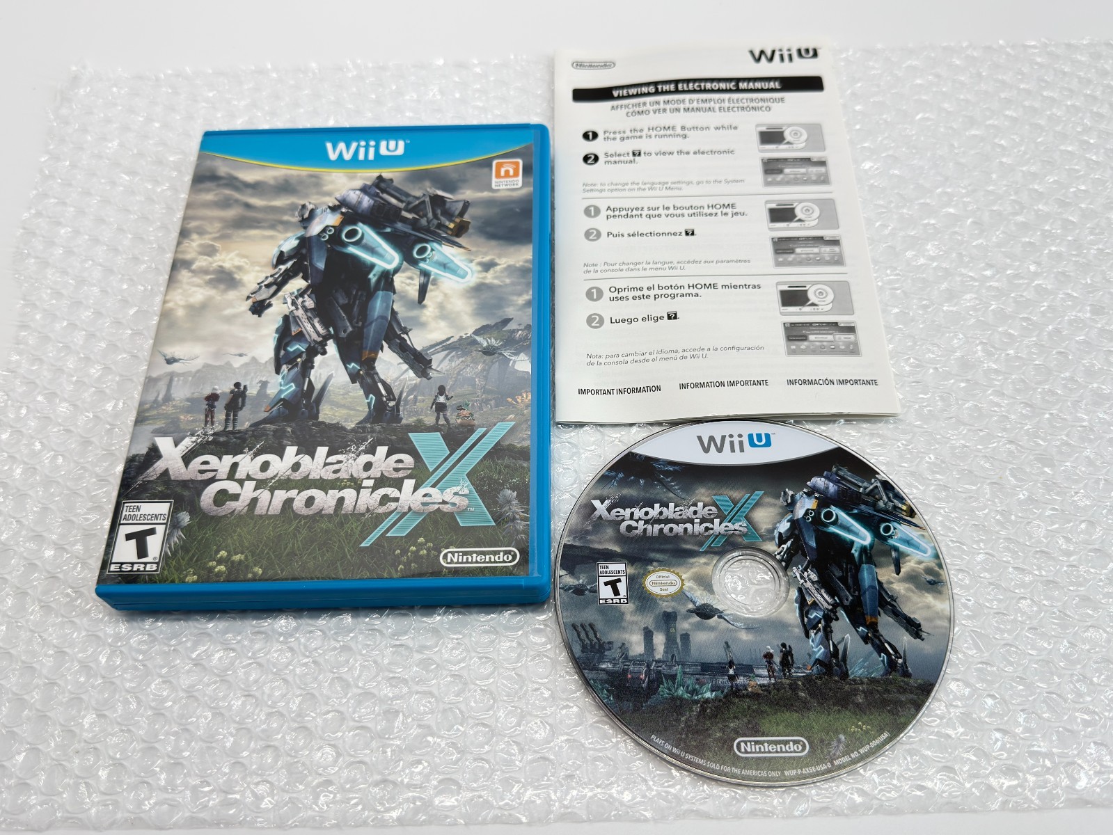 Xenoblade Chronicles X (Nintendo Wii U) Complete & Tested