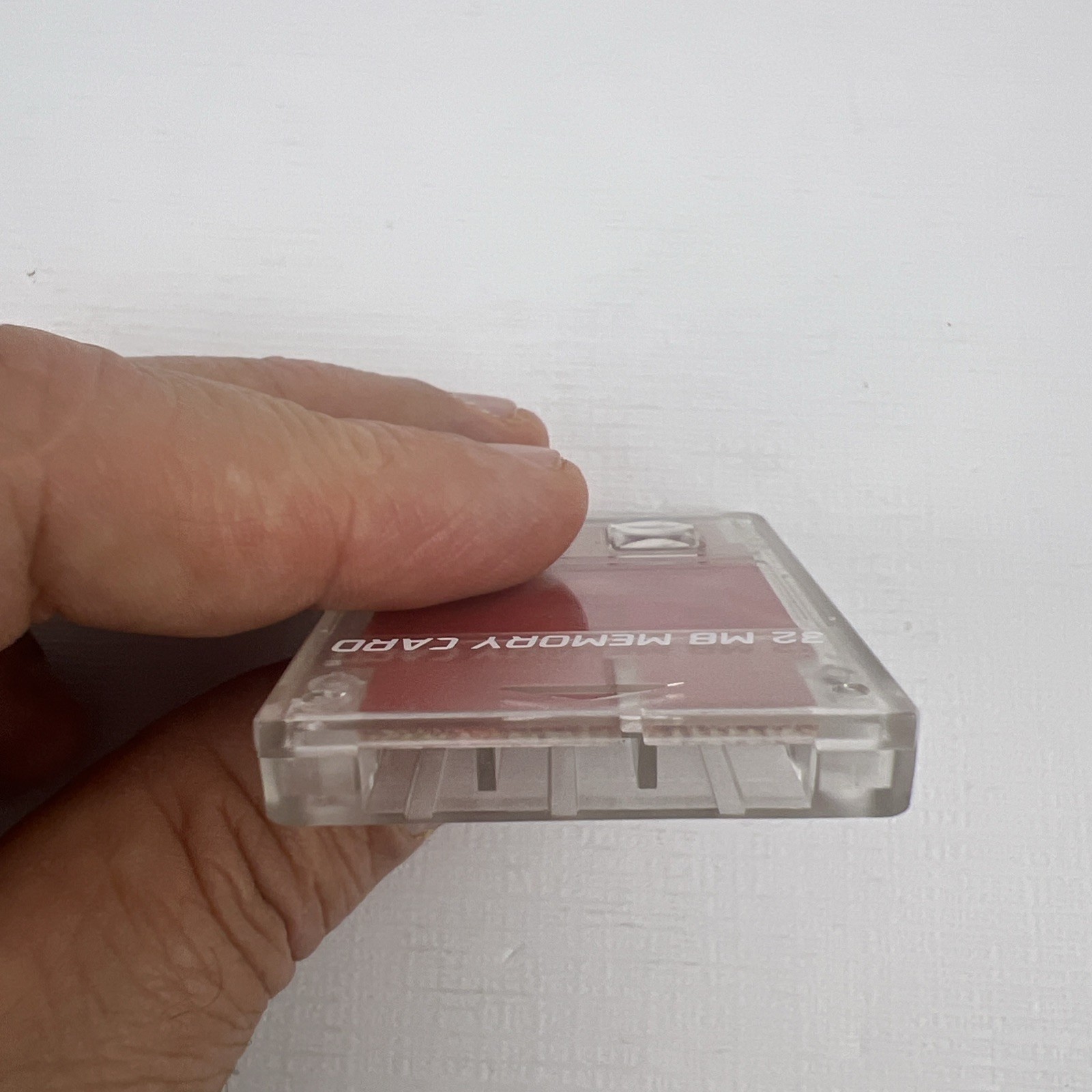 Nyko 32MB Memory Card for Sony Playstation 2, Clear/ Red PS2 Item# 80599-F09
