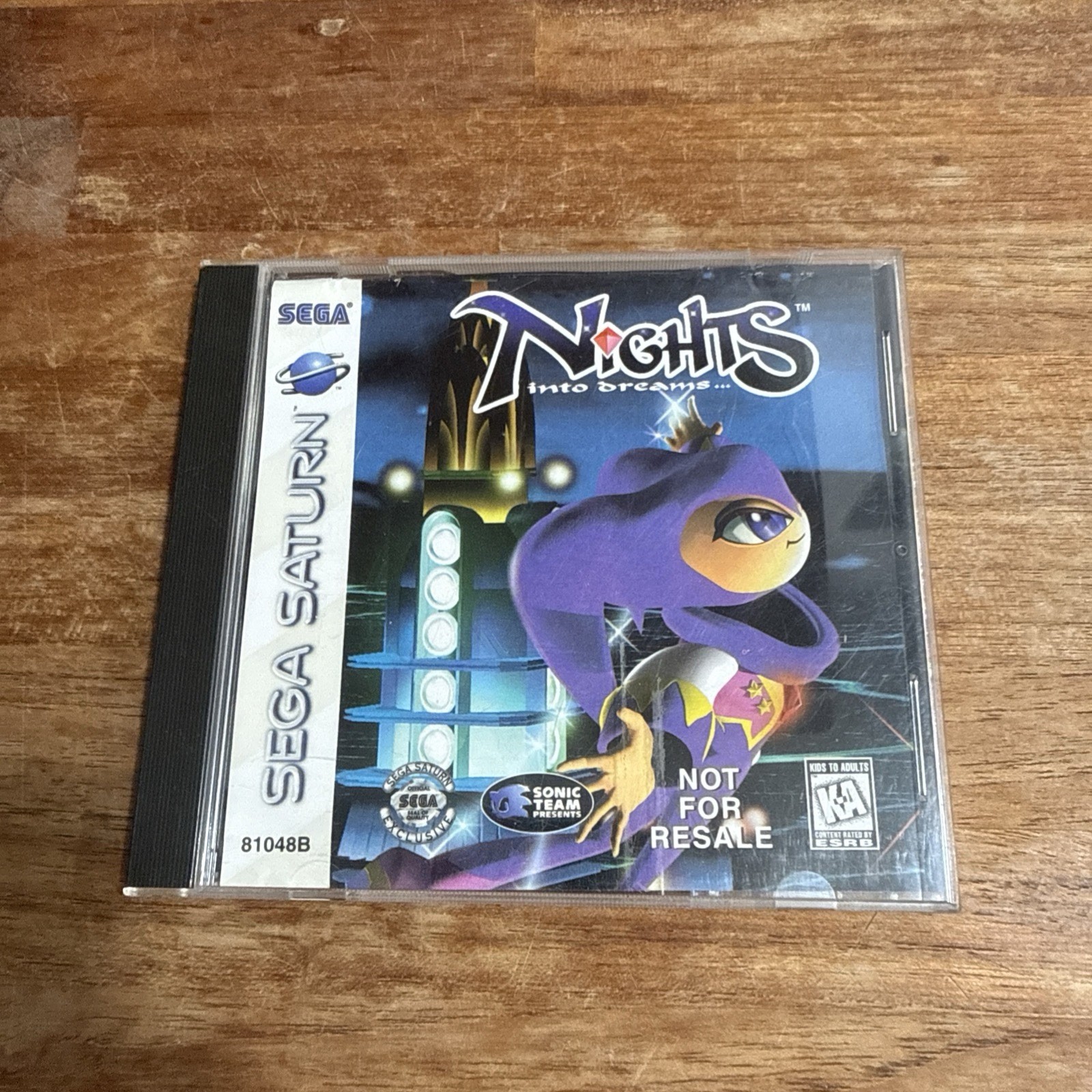 Nights Into Dreams – Sega Saturn (Not for Resale Version) US