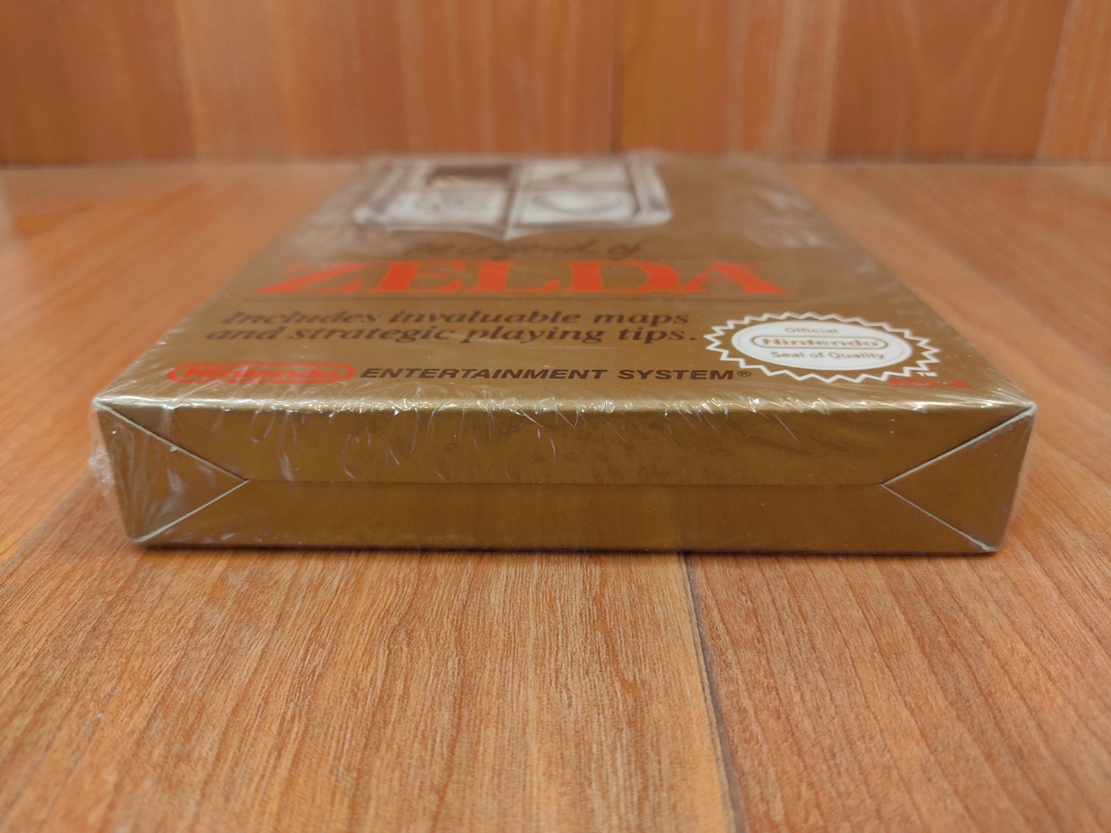 MINTY BOX CIB Legend of Zelda Oval Seal complete in nintendo nes lot Shrink Wrap