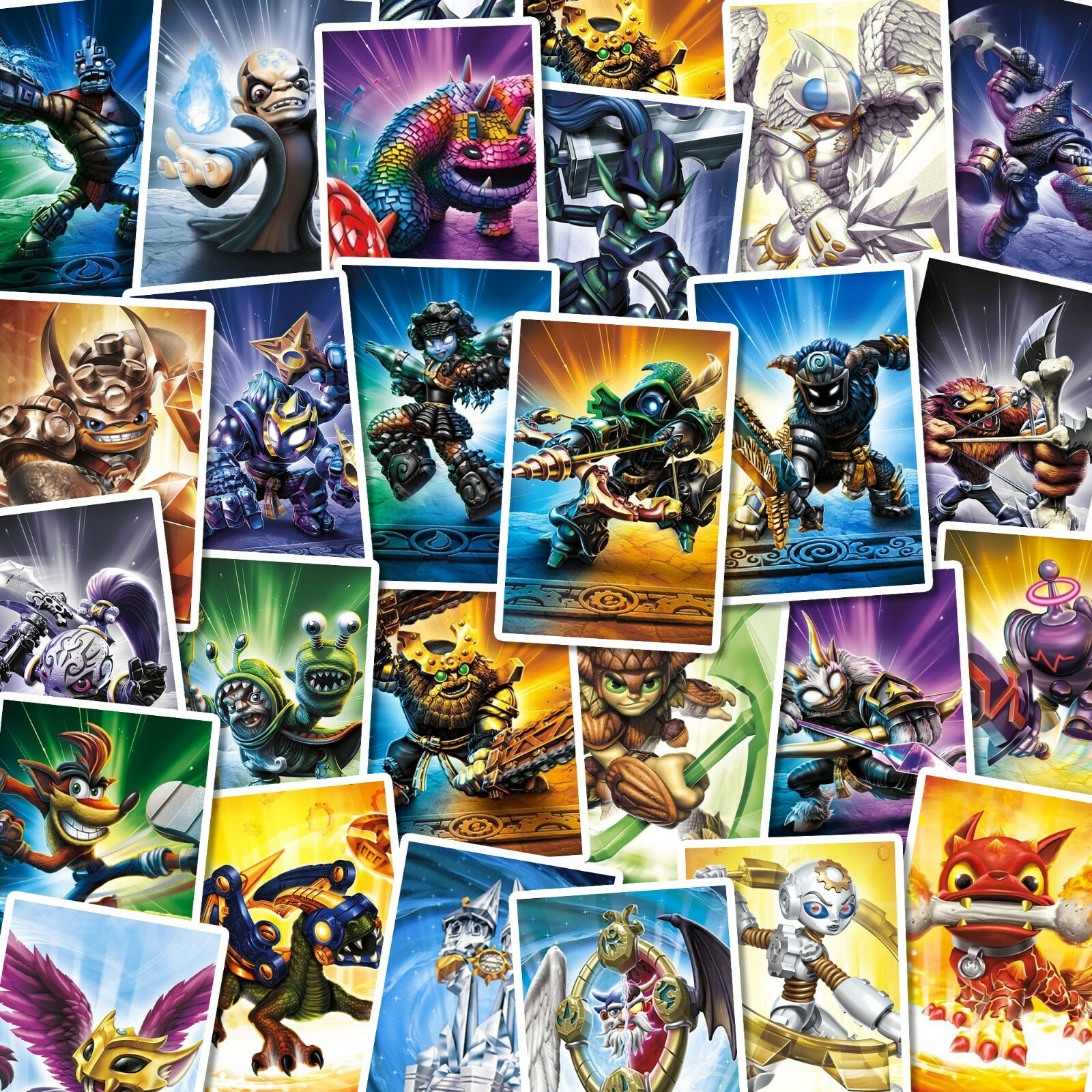 Skylanders Characters, Adventure Packs, Vehicles & Items NFC/Mifare Cards