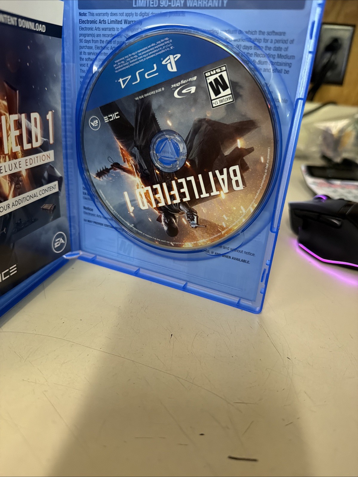 Battlefield 1 Early Enlister Deluxe Edition (Sony PS4, 2016) Complete – Tested