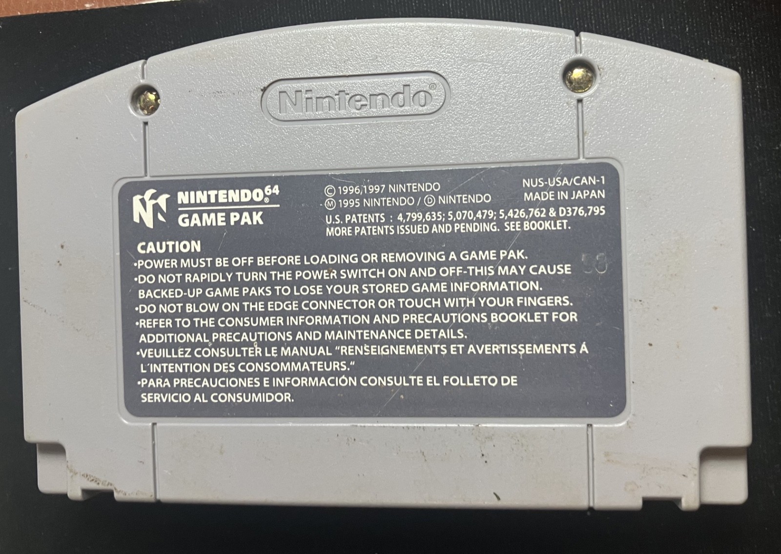 BANJO – KAZOOIE, Nintendo 64 N64 Authentic Game Cartridge, Rated E
