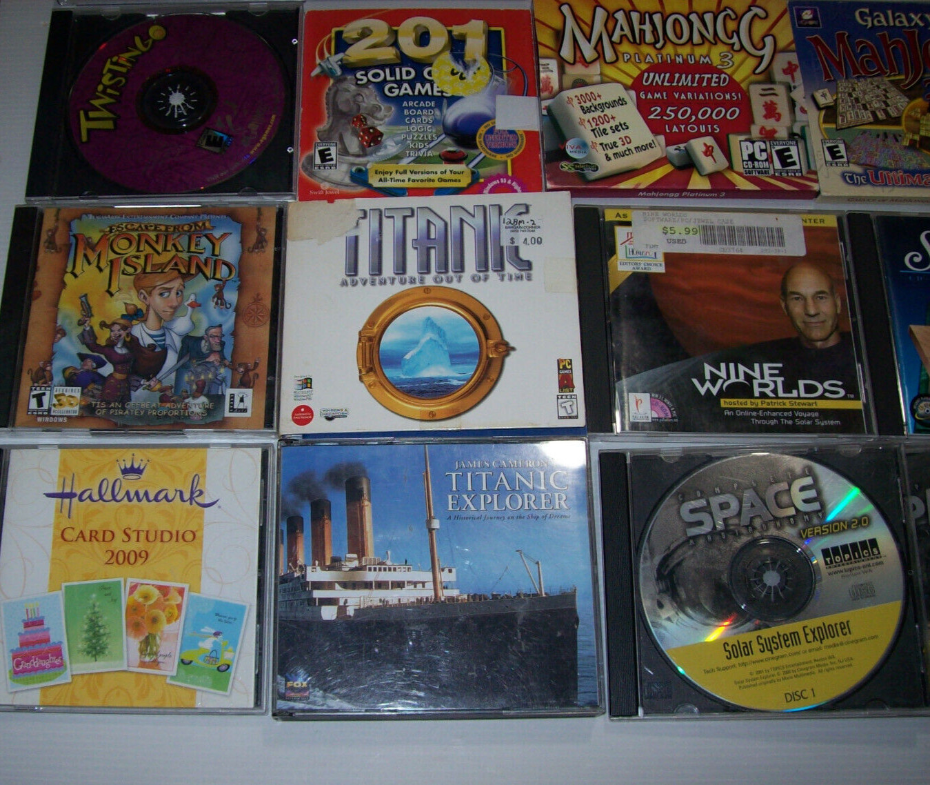Lot of 20+ Vintage Computer PC Games, + Vintage PC Software, Y2K, 1990s – 2000s