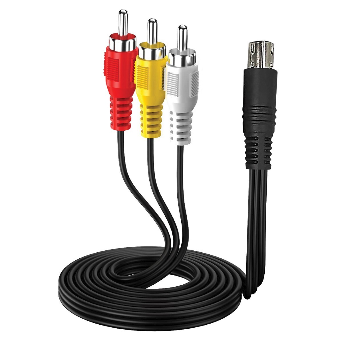 Audio Video AV Cable Adapter RCA TV For Sega Genesis 2 3 1631 1461 9 Pins Sound