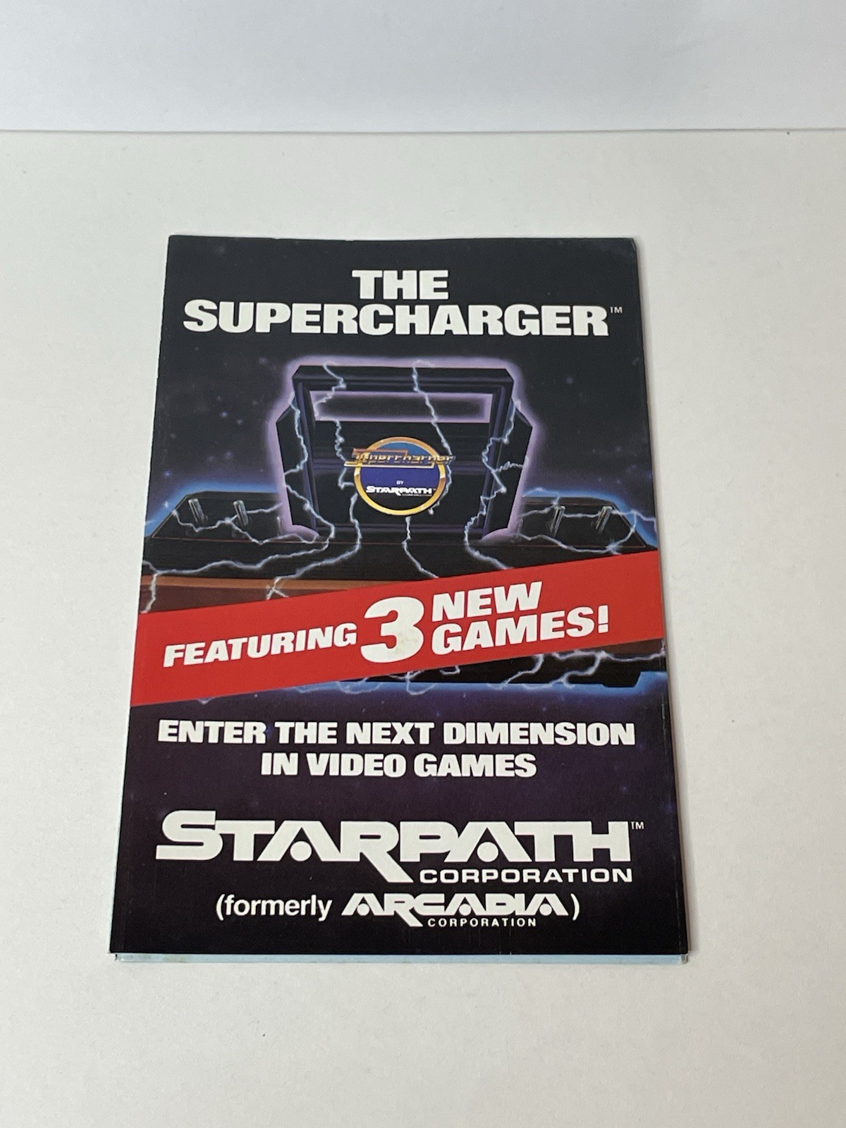 Supercharger by Starpath Arcadia Atari 2600 VCS Cassette Adapter Cleaned Tested
