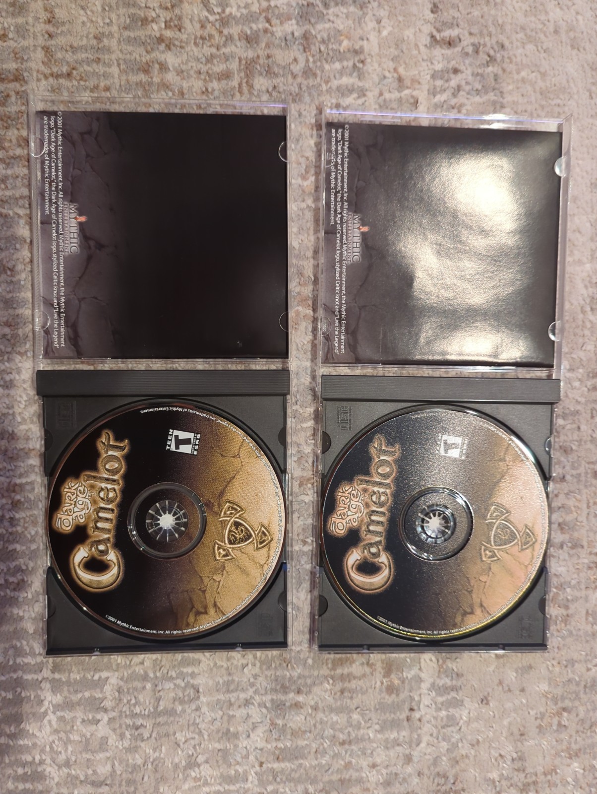 Dark Age of Camelot 2 Copies (PC, 2001) PC Big Box w/ Poster And Map