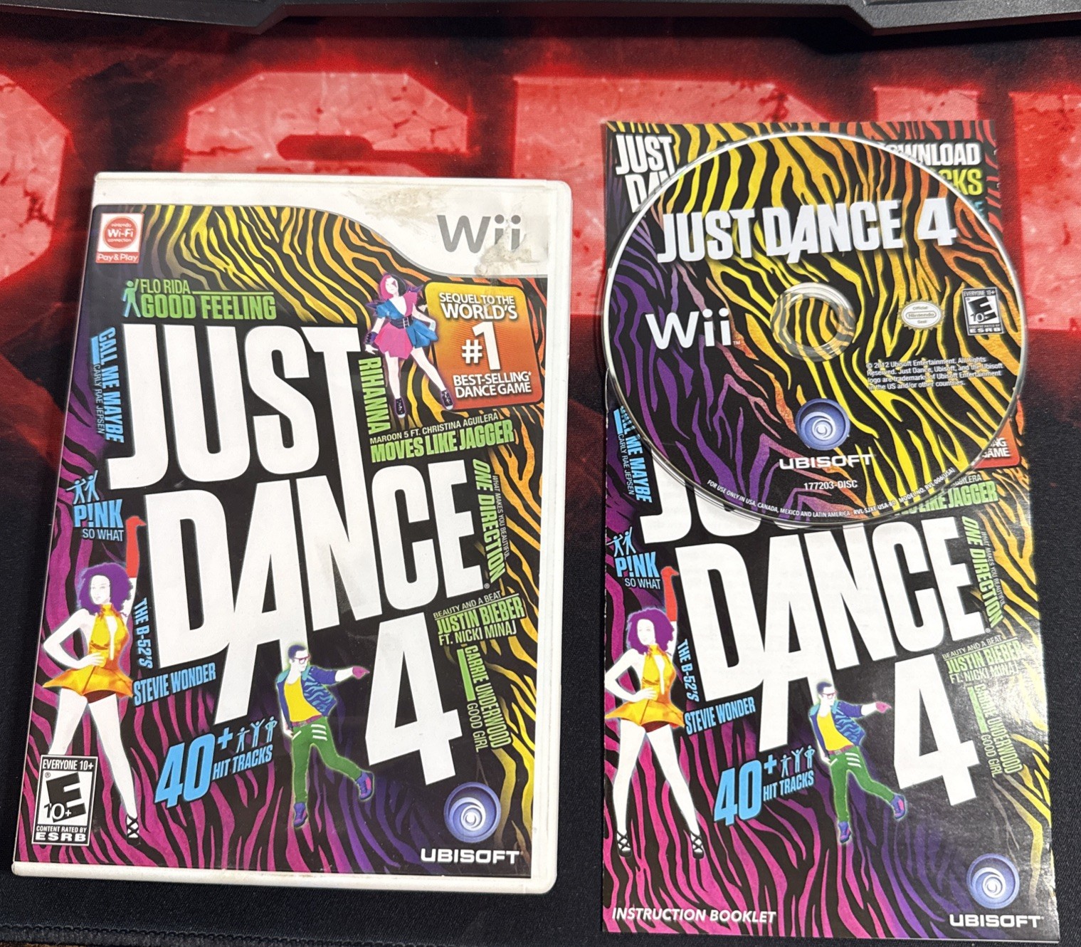 Just Dance 4 (Nintendo Wii, 2012)
